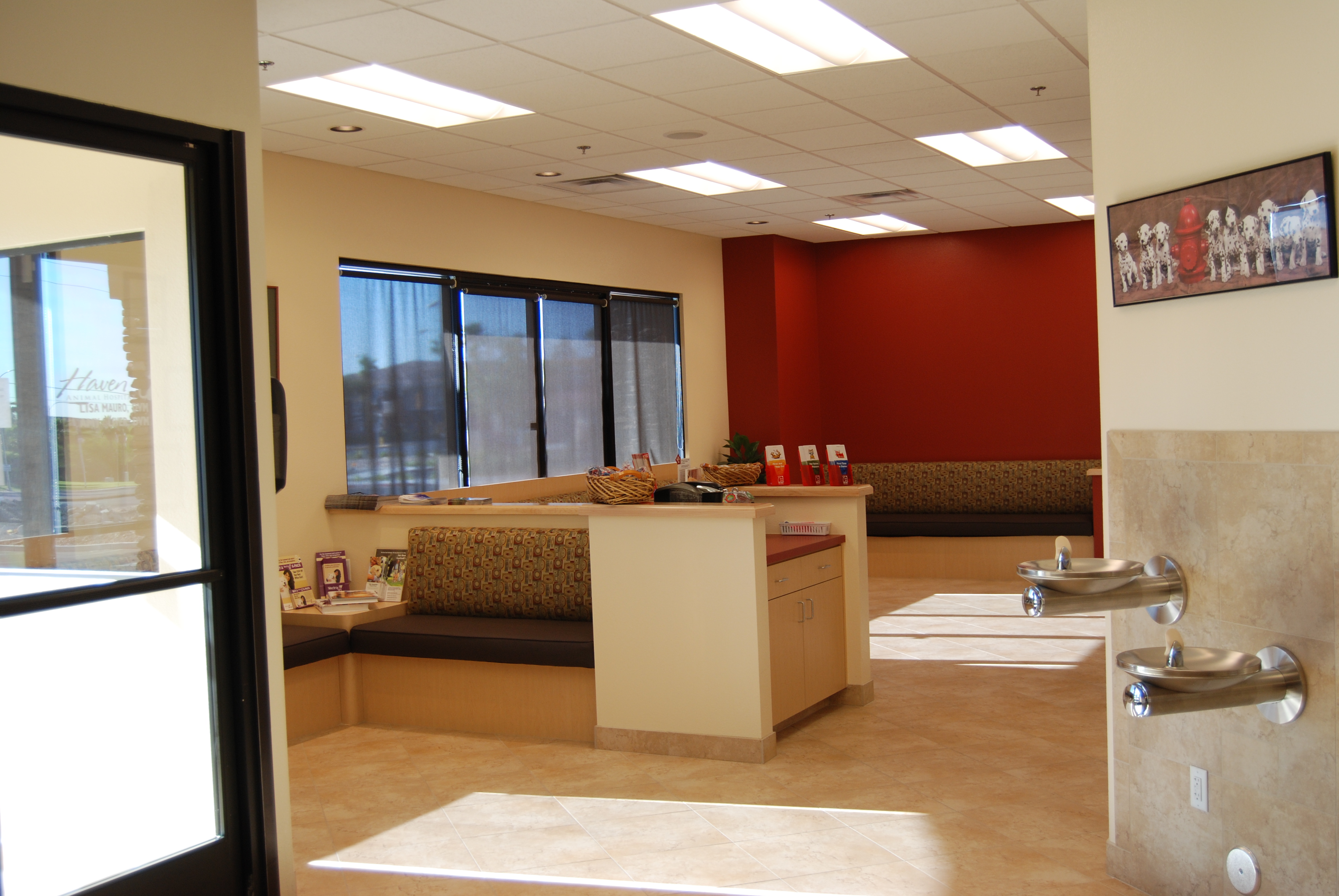 Waiting Area and Hospitality Bar