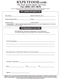 Fax Authorization Form